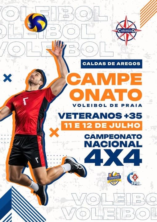 NACIONAIS DE CLUBES VETERANOS DE VOLEIBOL DE PRAIA