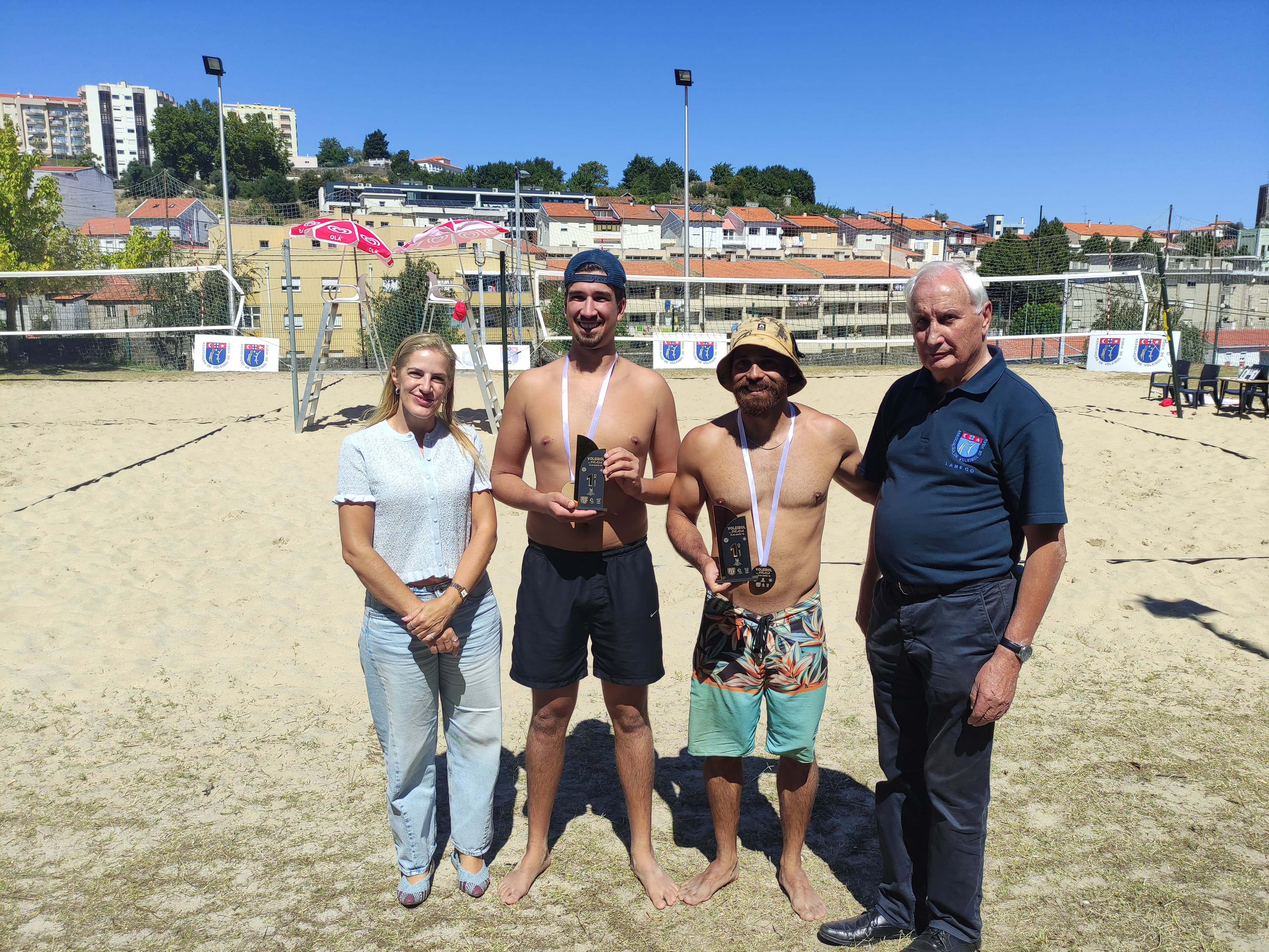 BEACH VOLLEYBALL E VOLEIBOL DE PRAIA ENCHERAM CAMPOS NAS PISCINAS MUNICIPAIS DE LAMEGO